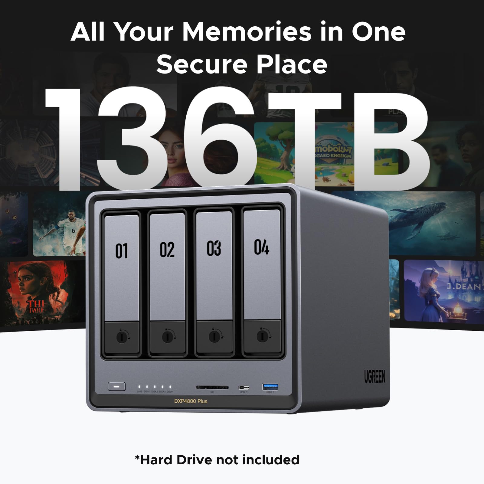 UGREEN NASync DXP4800 Plus – UGREEN Official Site