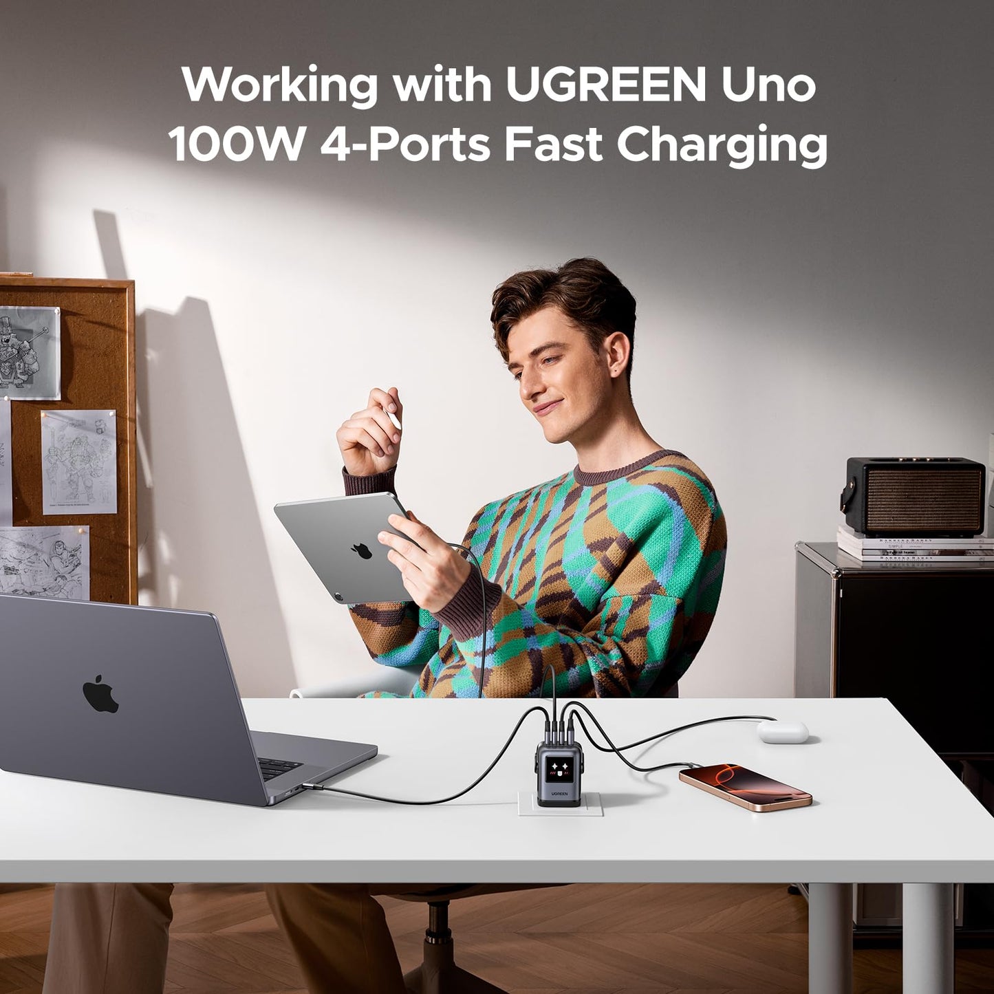 UGREEN Uno شاحن 100 واط