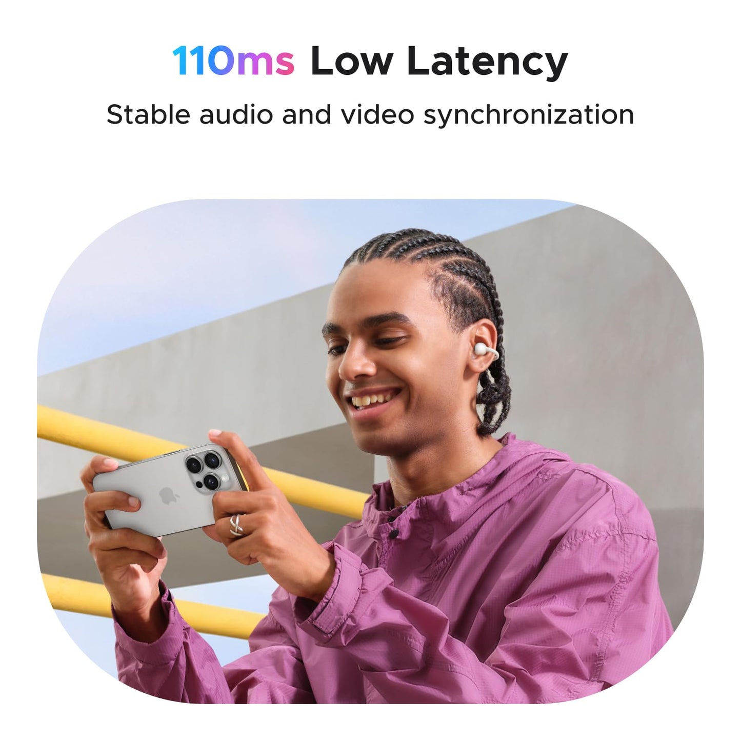 UGREEN ClipBuds Magic หูฟังไร้สายแบบ Open-ear มีหน้าจอสัมผัส