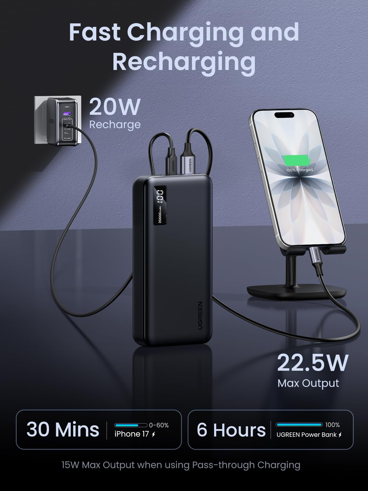 UGREEN Power Bank 22.5W 20000mAh – UGREEN Official Site