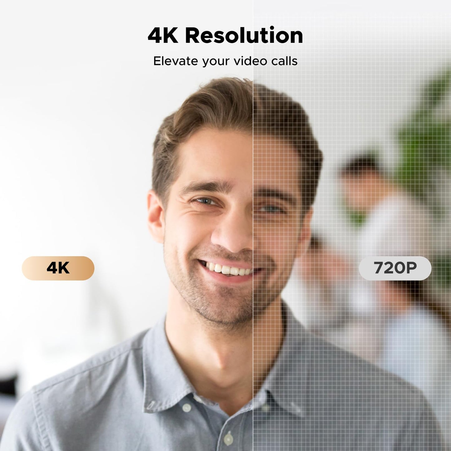 UGREEN 4K Webcam for PC Ultra HD 1080P 60FPS Web Camera