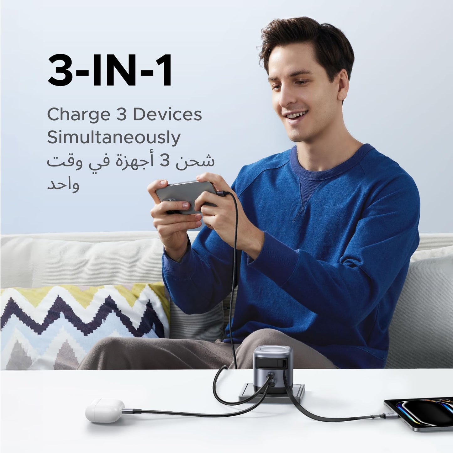 UGREEN Nexode Charger Retractable USB-C Cable 45W