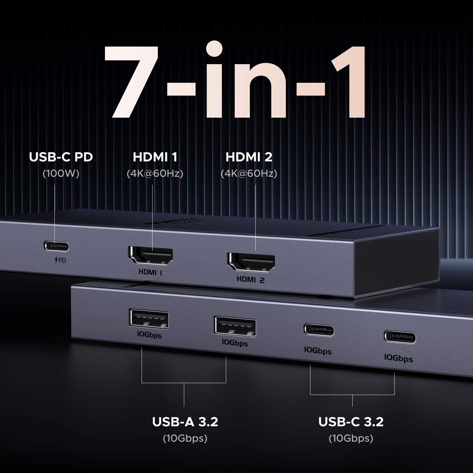 UGREEN Revodok Pro 207 7 in 1 USB C Docking Station – UGREEN
