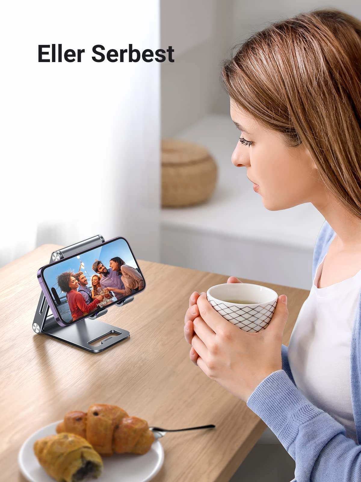 UGREEN Makaralı Telefon Tutucu