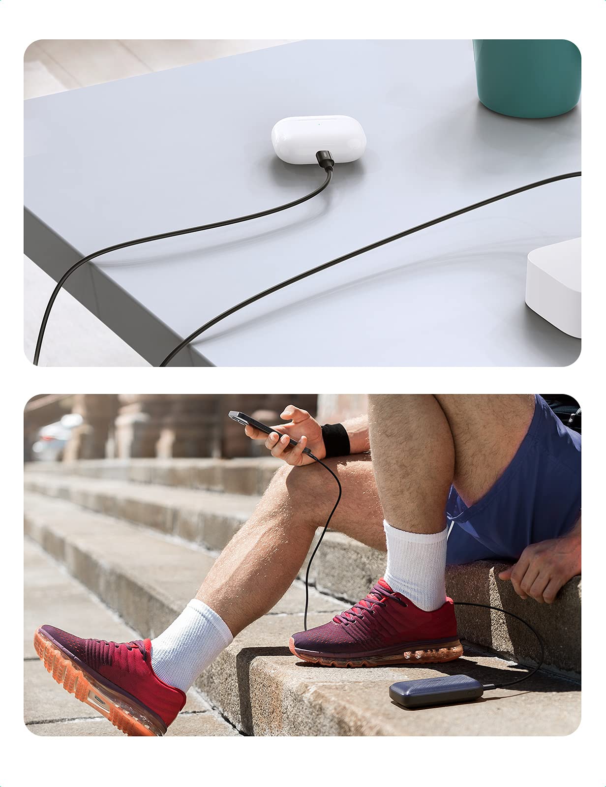 UGREEN USB-C’den Lightning’e Kablo (Nikel Kaplama, ABS Gövde)