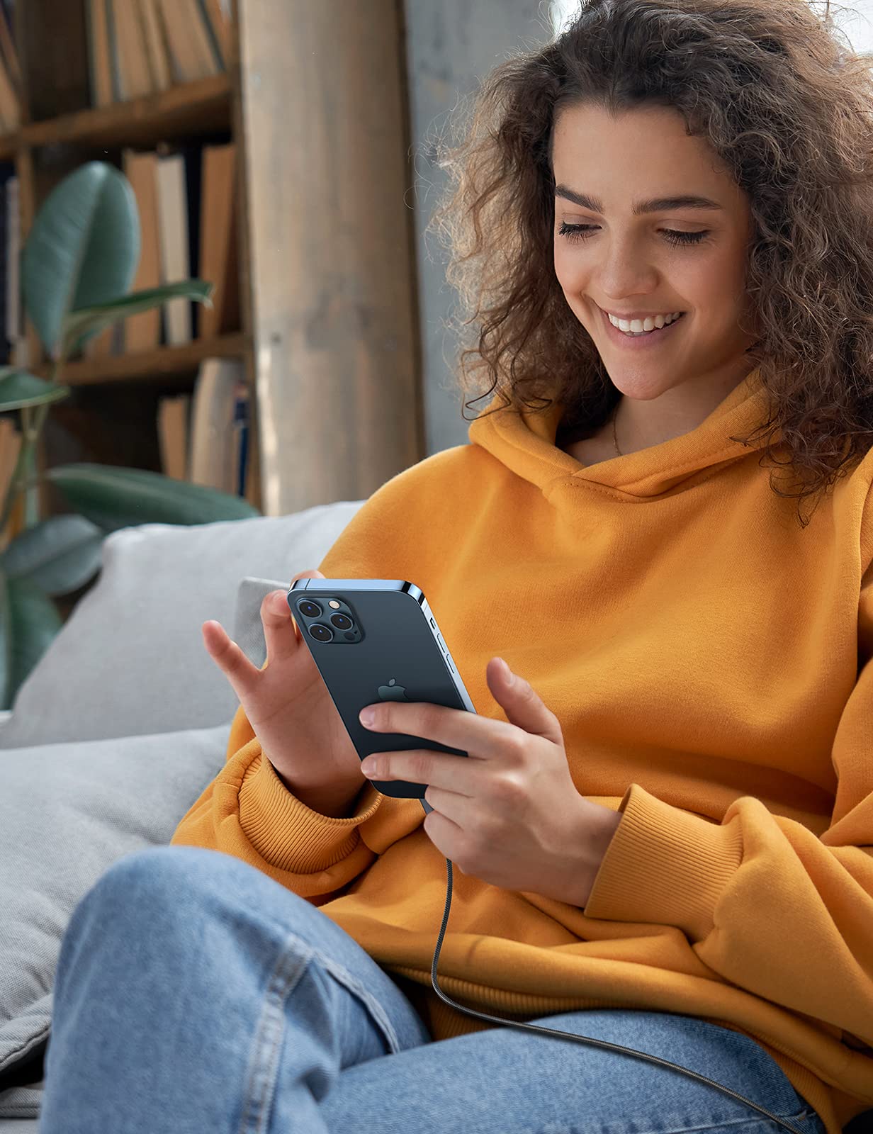 UGREEN كابل USB-C إلى Lightning نوع مُجدول