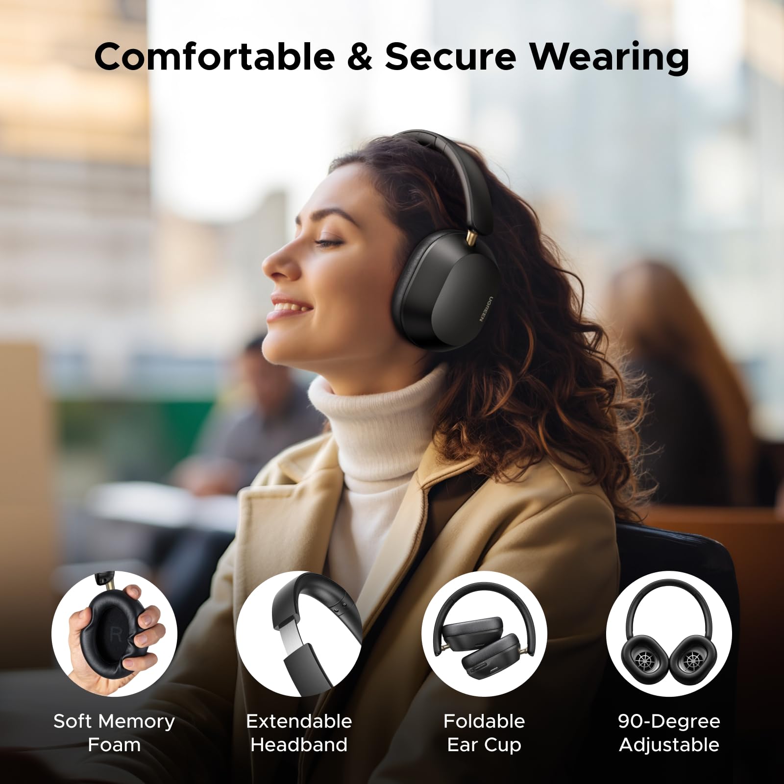 UGREEN HiTune MAX 5C Bluetooth Headphones – UGREEN Official Site