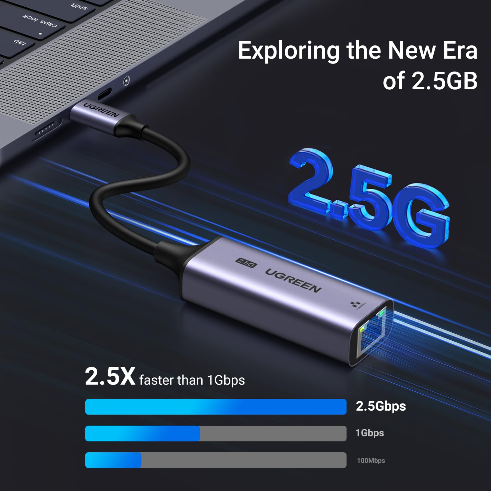 UGREEN USB C Ethernet Adapter 2.5G