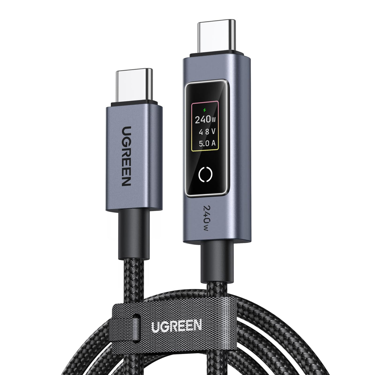 UGREEN Nexode 240W USB-C Cable with Digital Display 1M