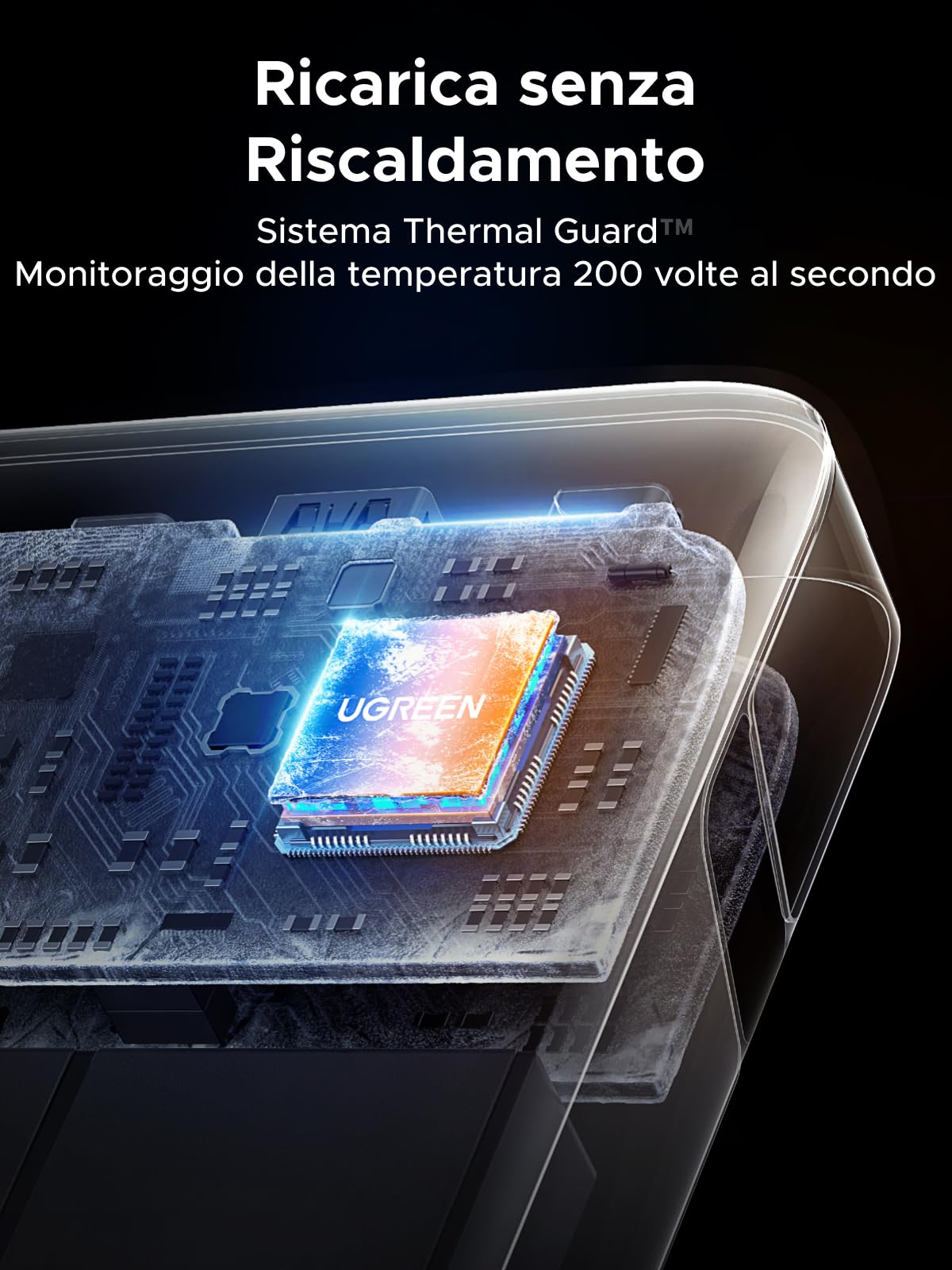 UGREEN Nexode Power Bank 145W 25000mAh, Caricatore Portatile Ricarica Rapida USB C PD 3.1 140W con Display