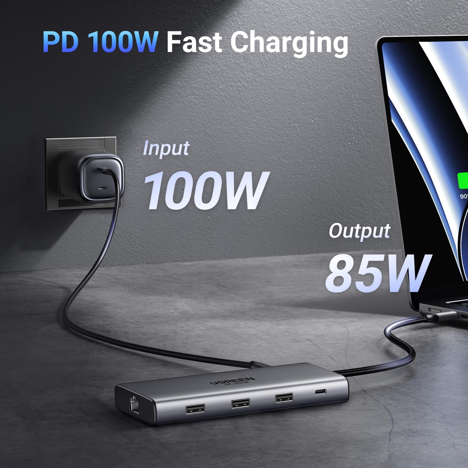 UGREEN Revodok Pro 210 USB-C Hub 10-in-1 (1 × 4K@60Hz, 1 × 8K@30Hz