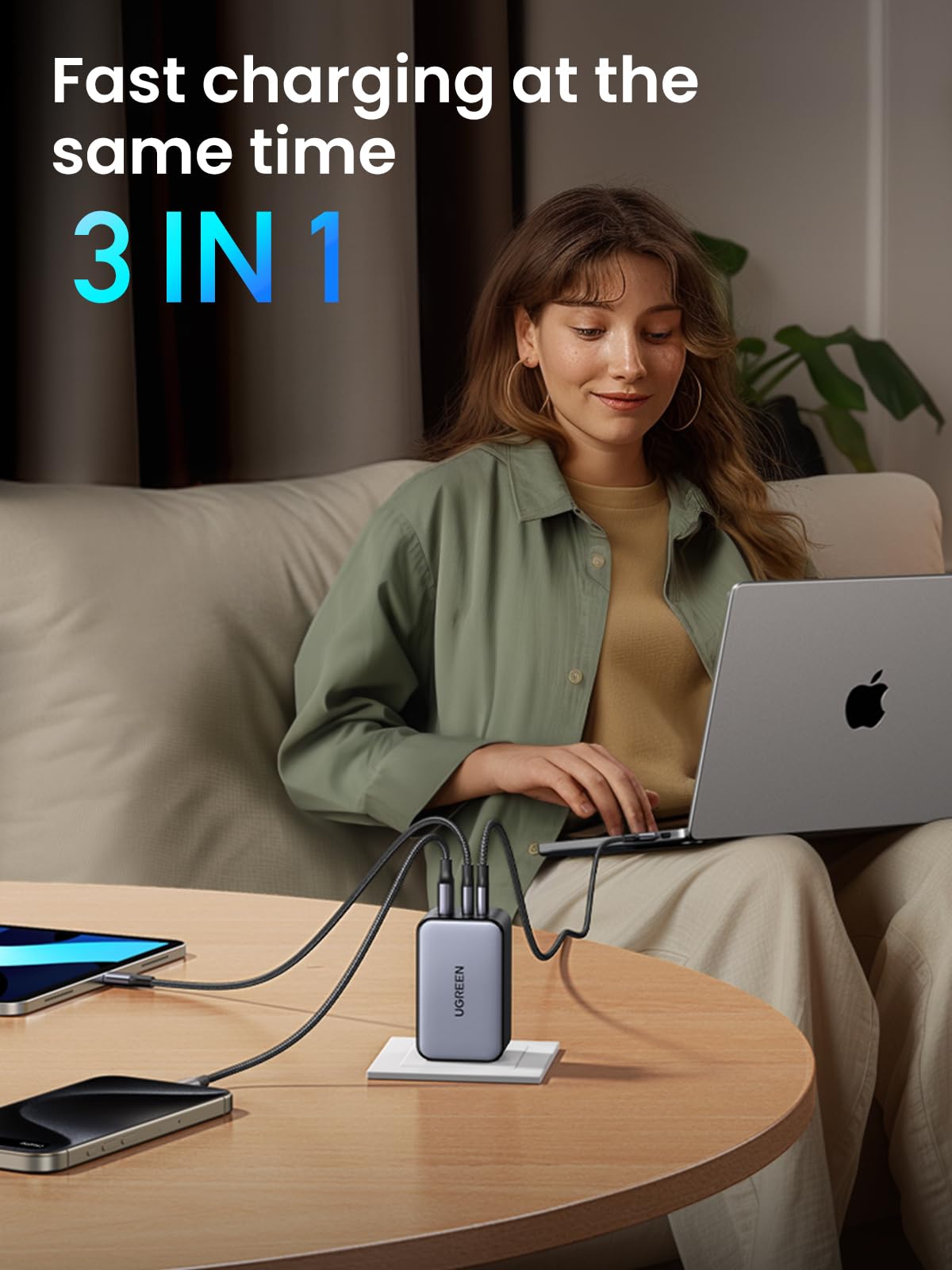 100W 2C1A GaN Fast Charger