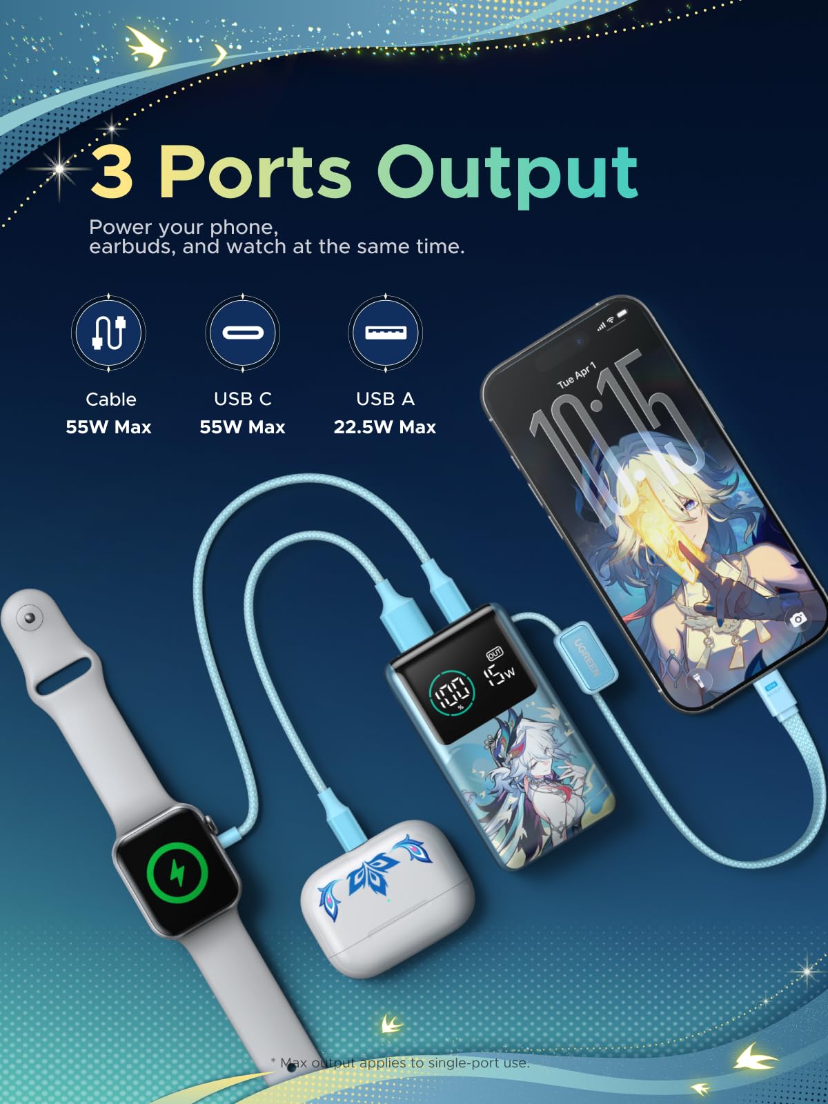 UGREEN Nexode Pro Power Bank Honkai: Star Rail Edition
