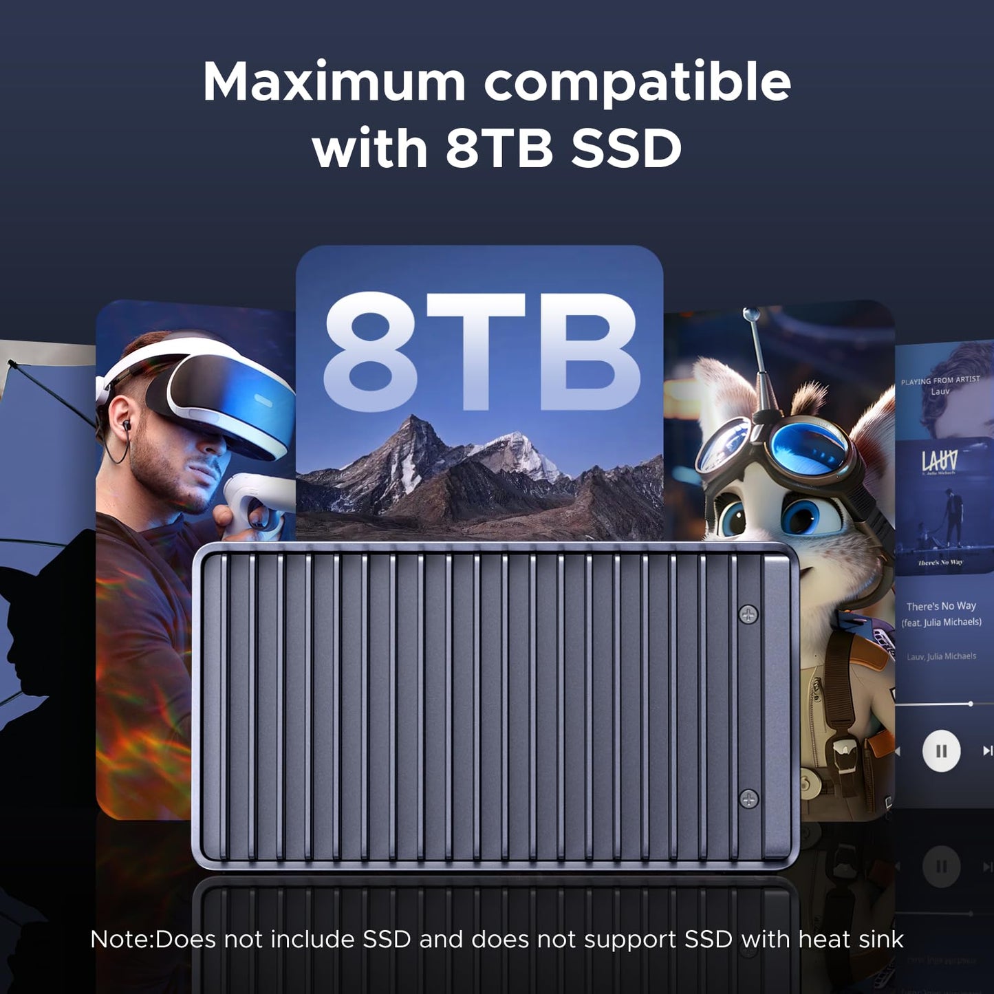 UGREEN Tool-Free 40Gbps NVMe SSD Enclosure