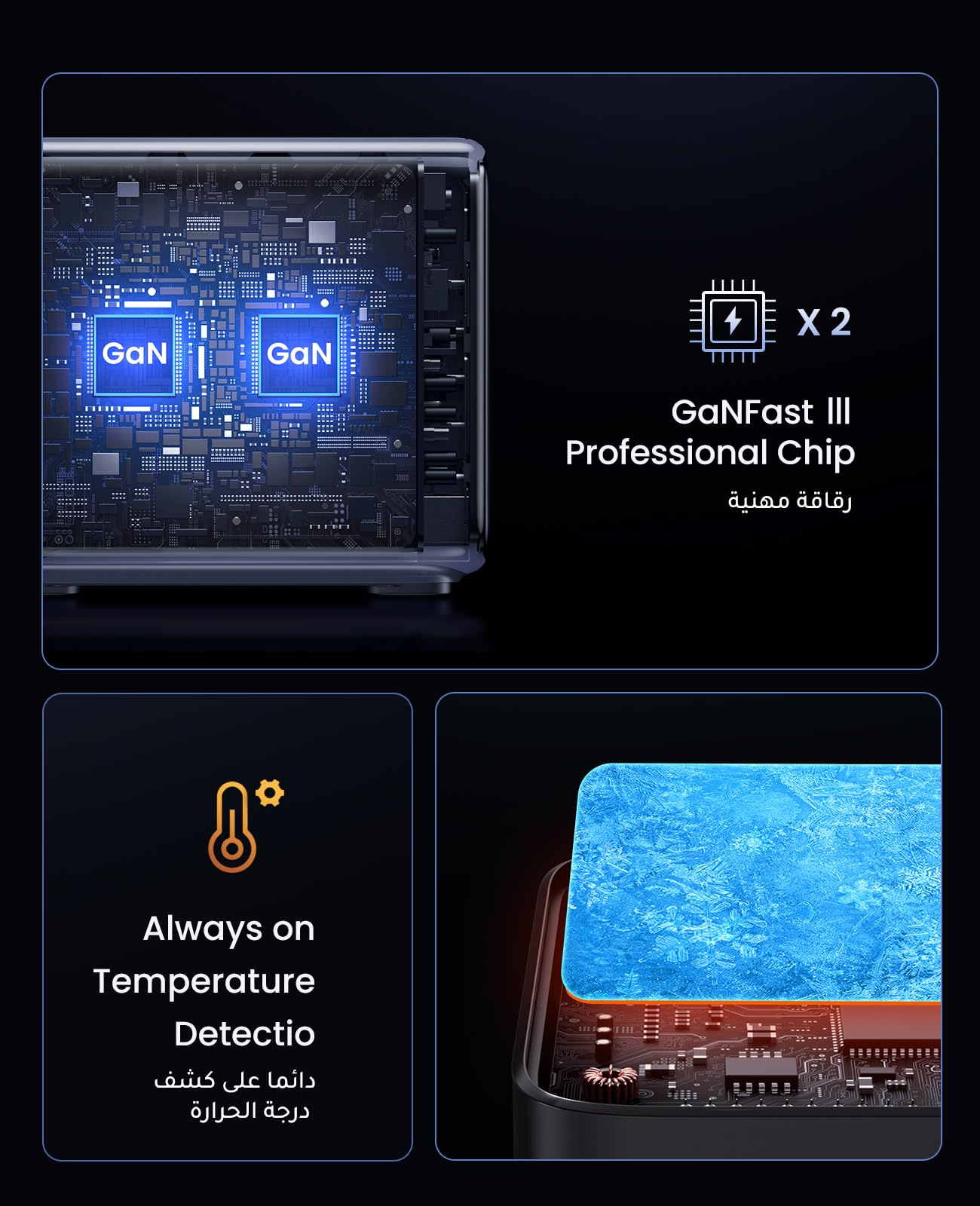 UGREEN Nexode شاحن مكتبي خمسة منافذ 300 واط