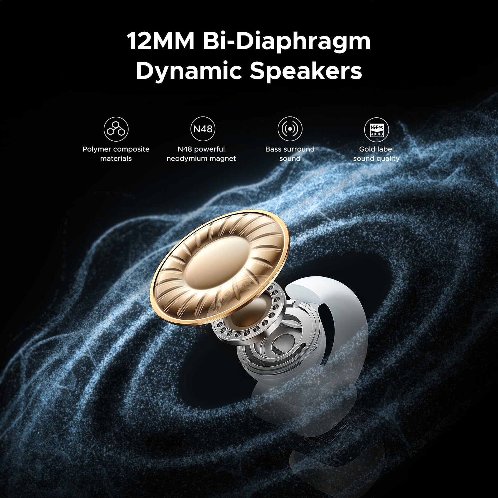 UGREEN Earbuds HiTune S3 True Wireless White