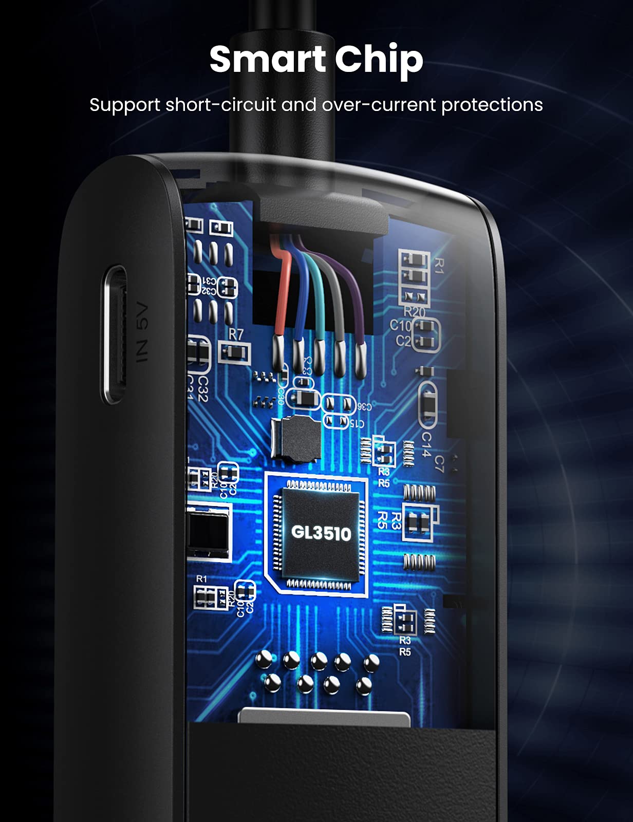 UGREEN 4’ü 1 Arada USB-C Hub (0.25 m)