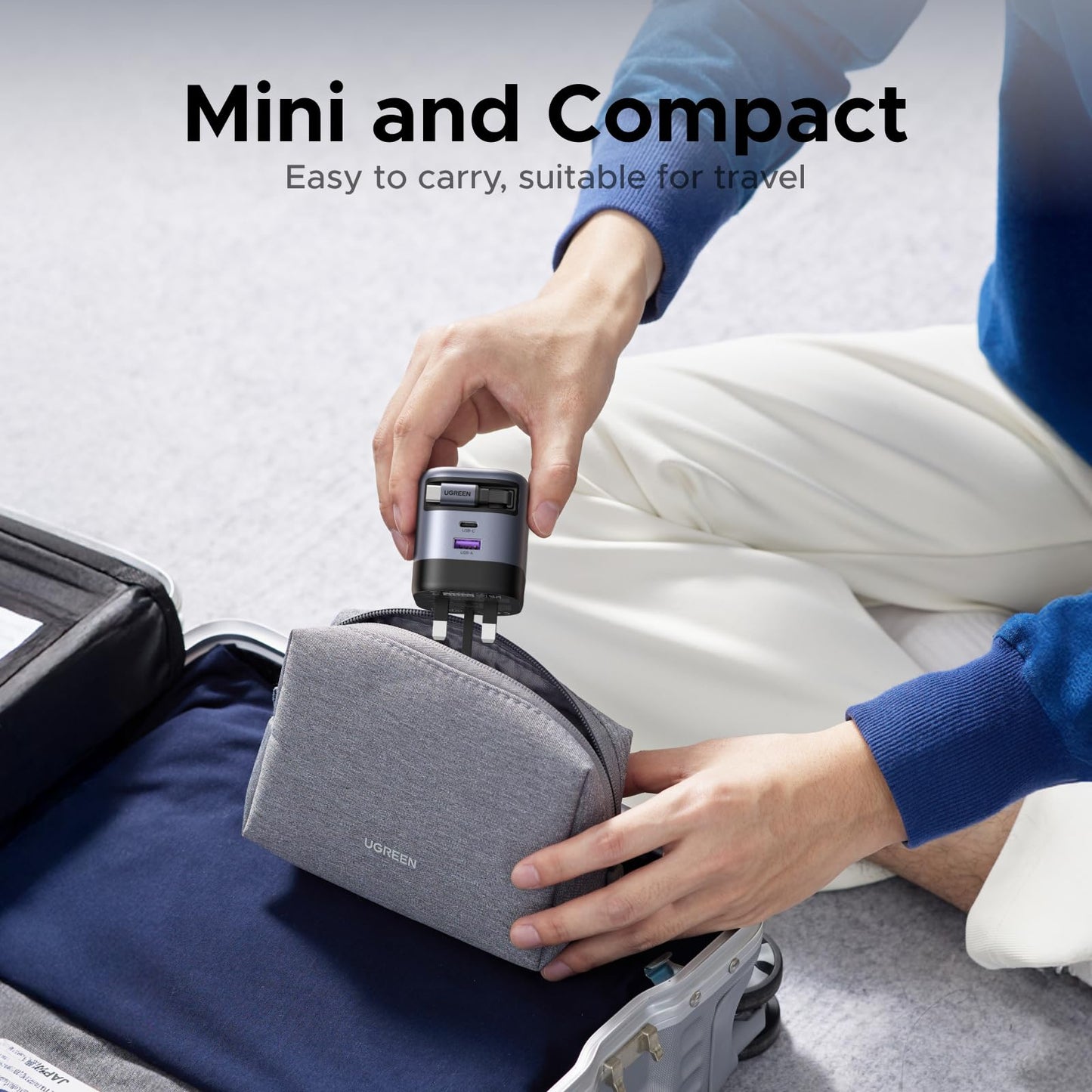 UGREEN Nexode45W Charger with Retractable USB-C Cable