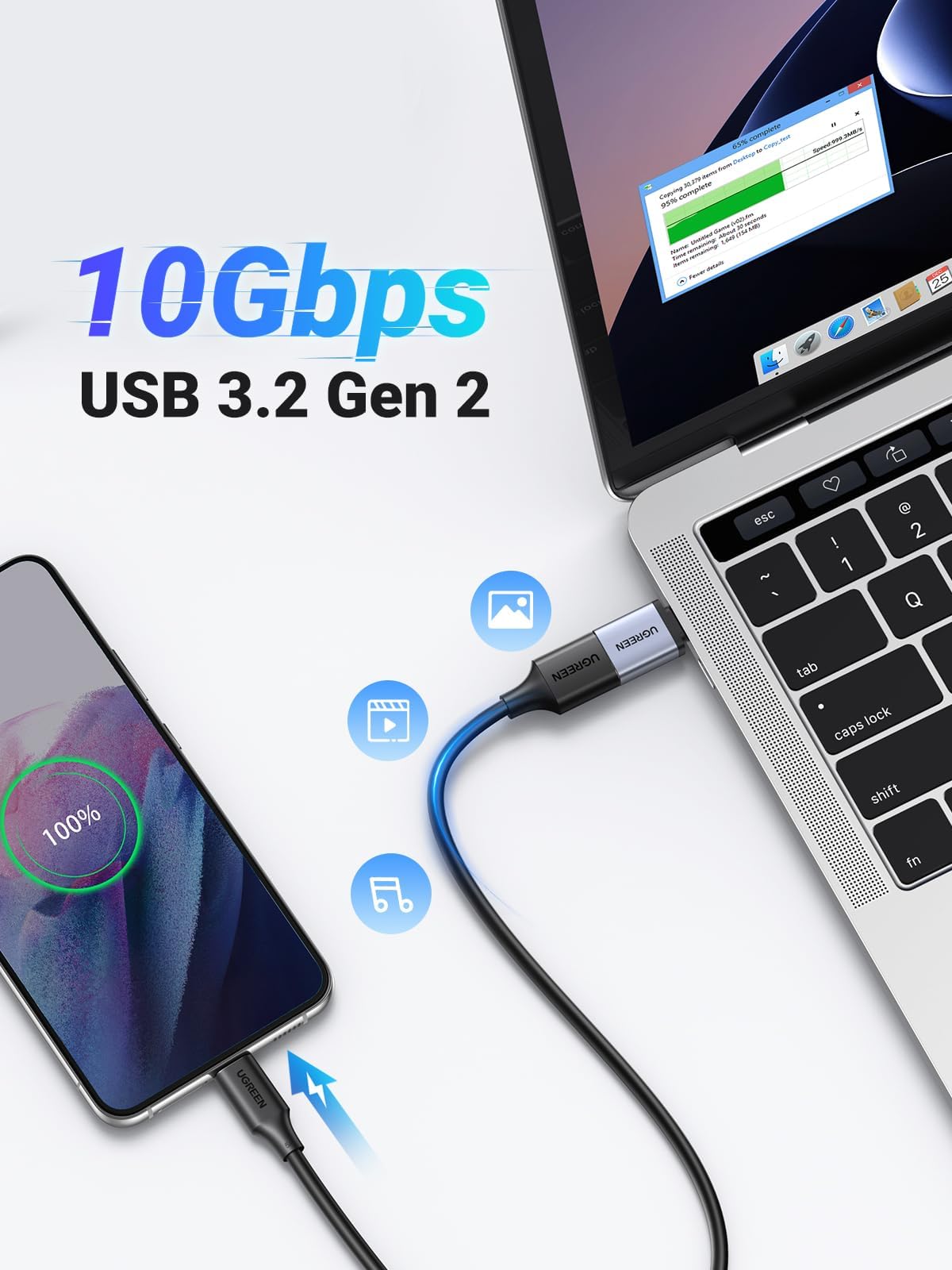UGREEN USB C to USB Adapter 10Gbps