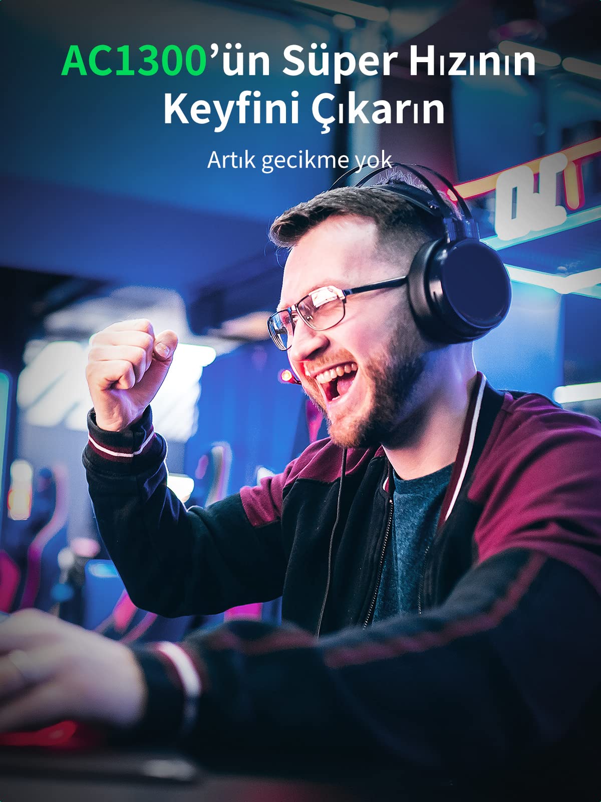 UGREEN AC1300 USB Wi-Fi Adaptörü