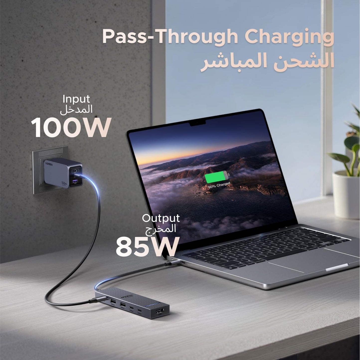UGREEN Revodok موزع USB-C ‏6 في 1