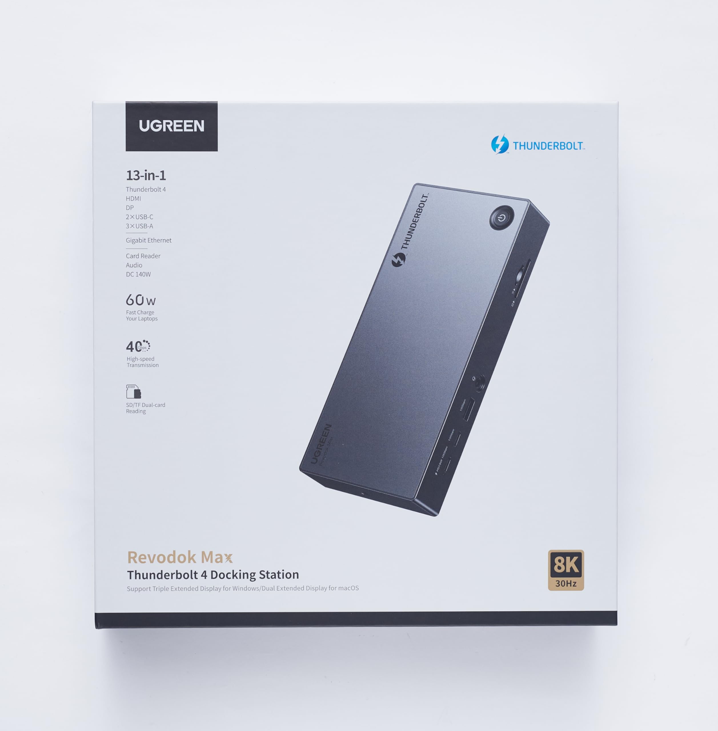 UGREEN Revodok Max 313 Docking Station Thunderbolt 4 40Gbps