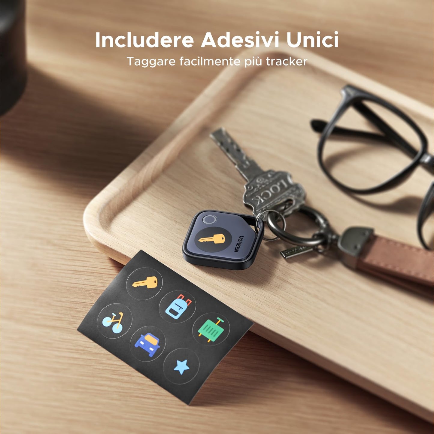 UGREEN FineTrack Smart Finder Localizzatore Supporto iOS SmartTag Tracker Bluetooth Localizzazione