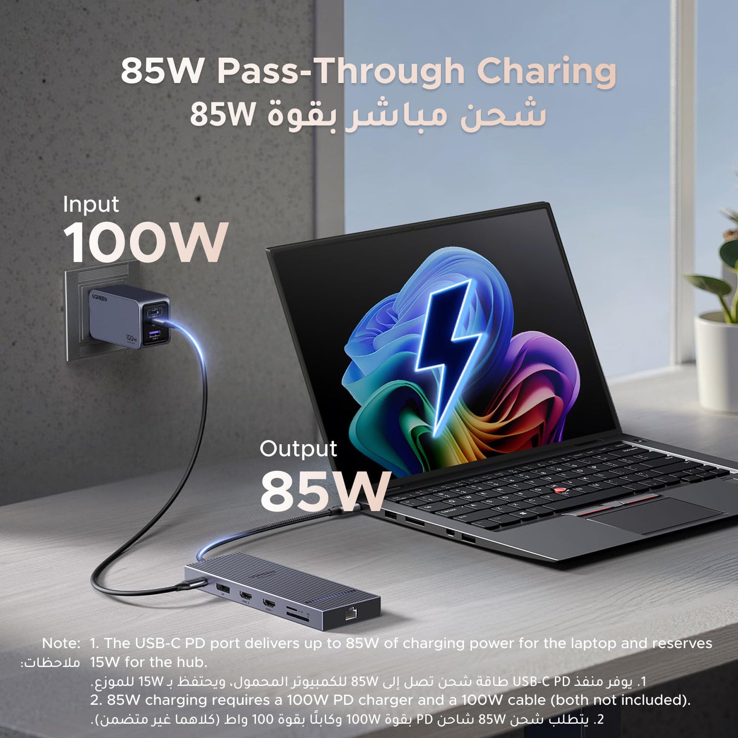 UGREEN Revodok Pro موزع USB-C ‏12 في 1
