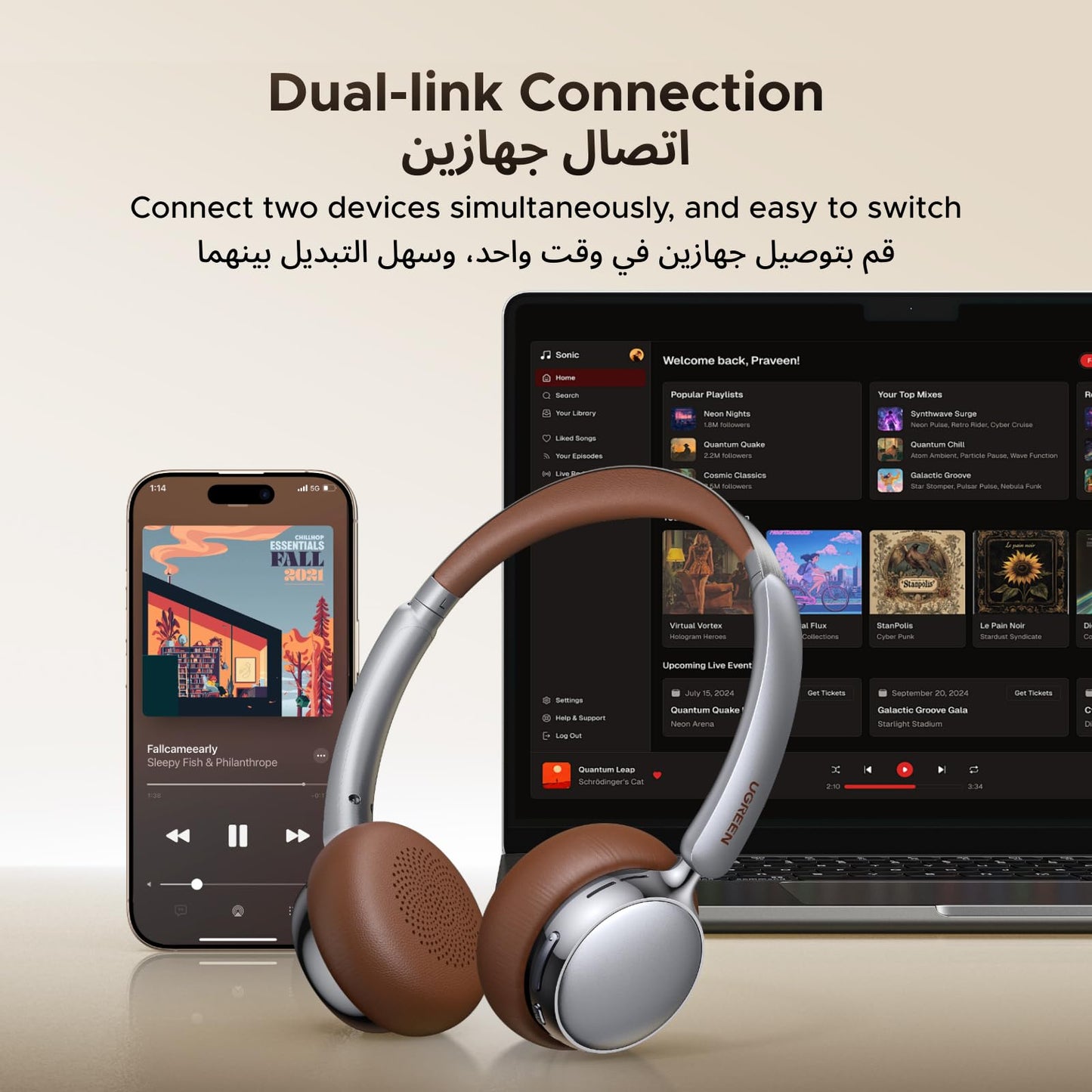 UGREEN Studio Plus Headphones