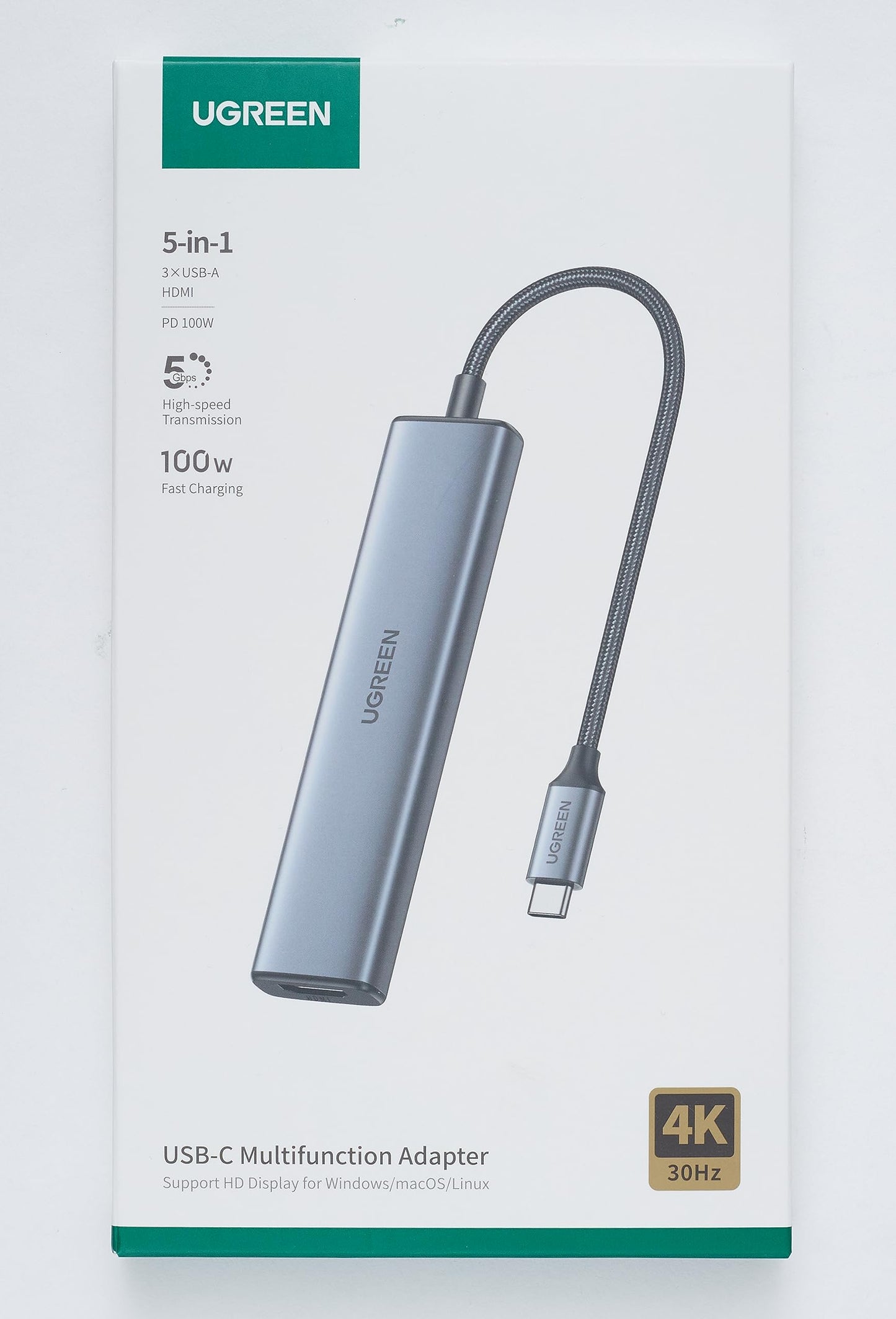 UGREEN Revodok 105 5-in-1 USB-C Hub