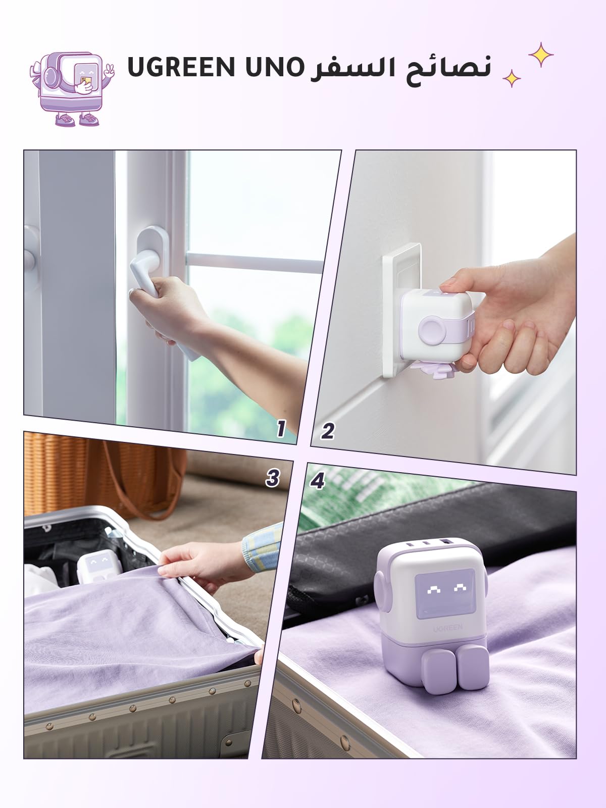 UGREEN Uno Charger 65W (Purple)