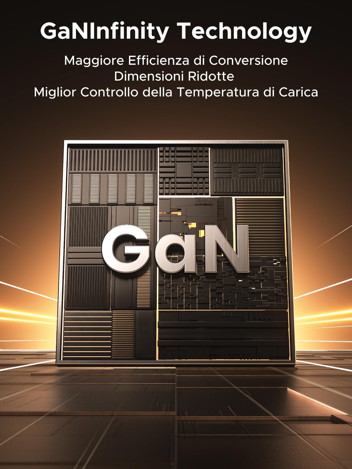 UGREEN Nexode Caricatore USB C 100W GaN con Cavo Retrattile