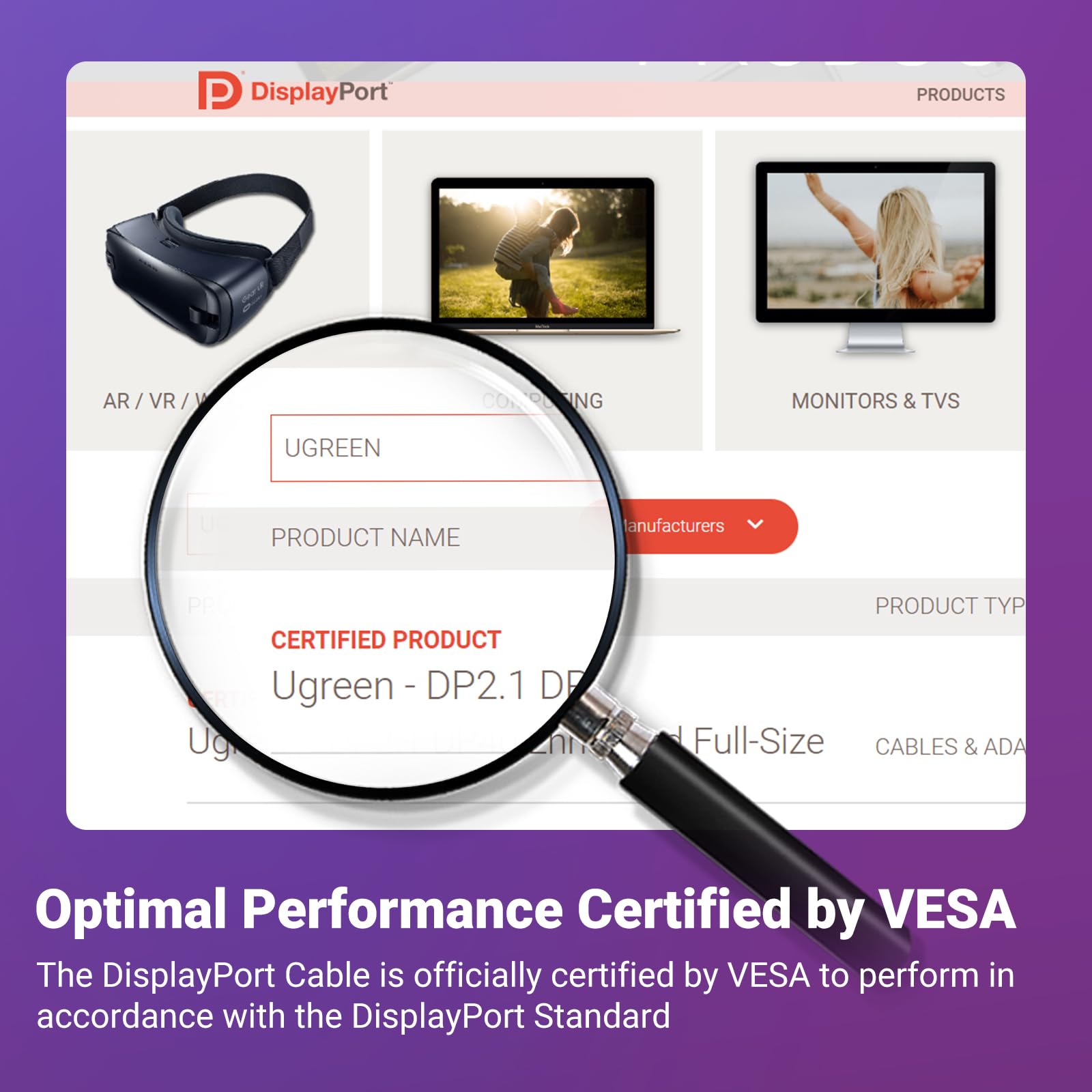 UGREEN 16K@30Hz DisplayPort to HDMI Cable