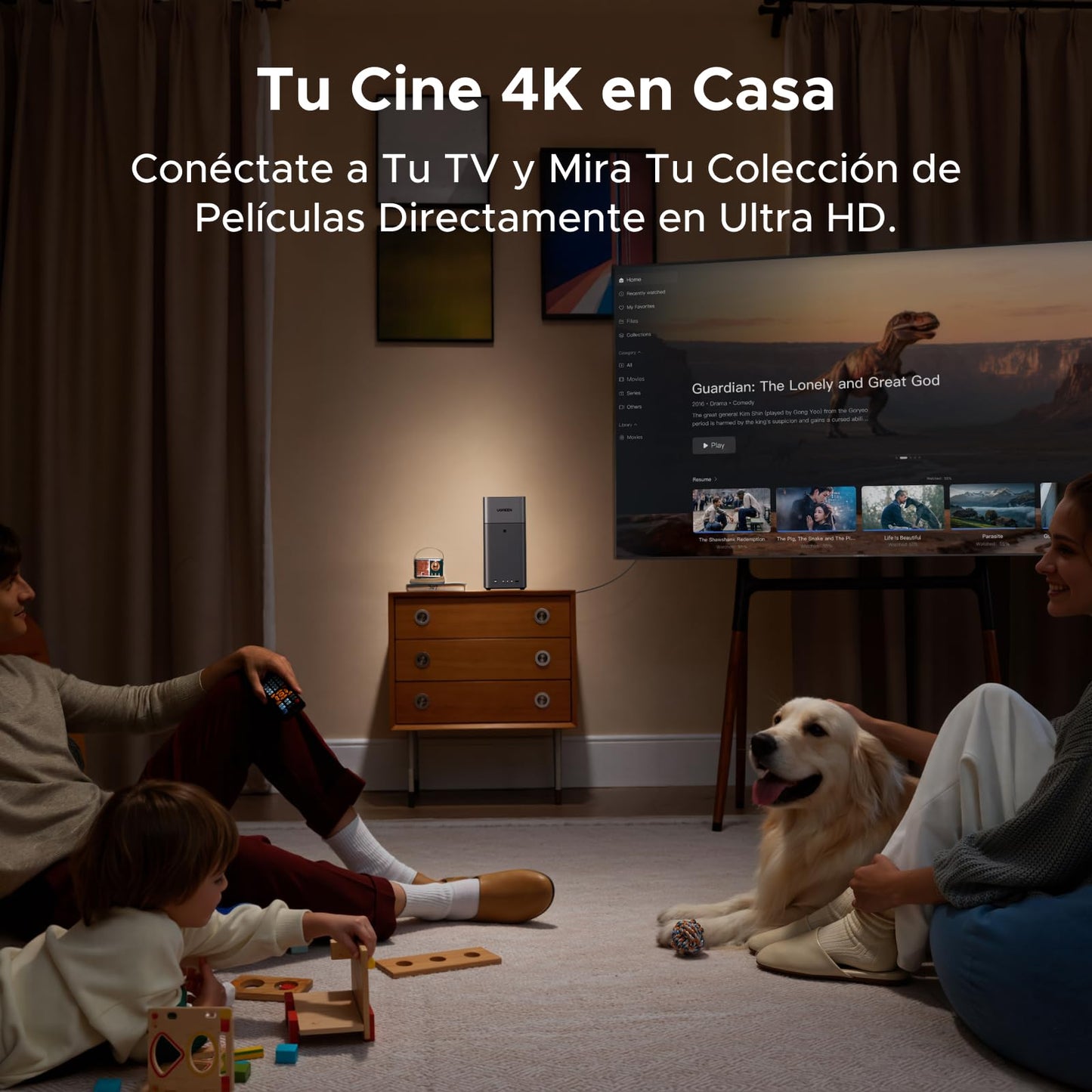 UGREEN NASync DH2300 NAS de Escritorio 2 Bahías, 4GB RAM, Conexión NFC One-Touch