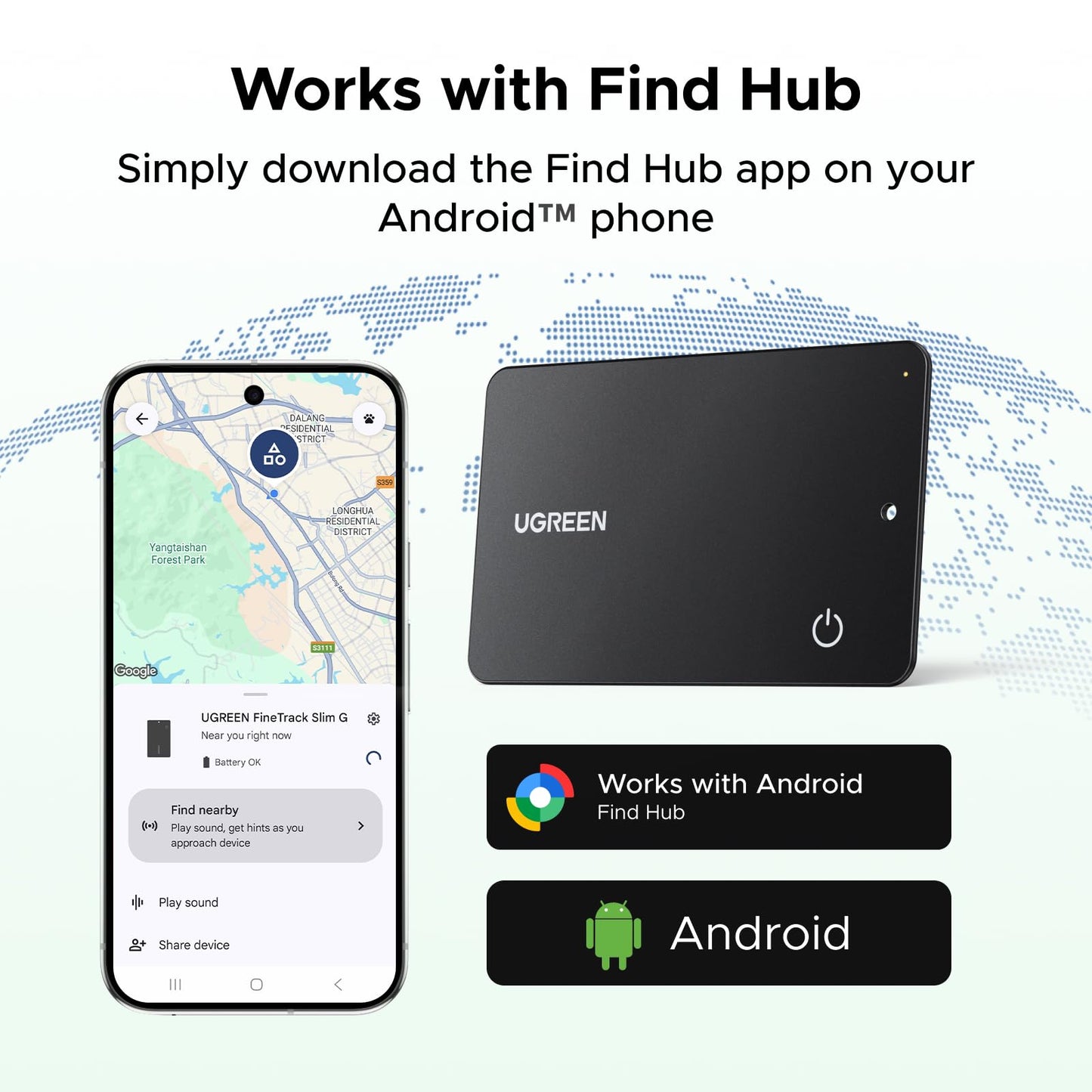 UGREEN FineTrack Slim G with Google Find Hub (Android Only)