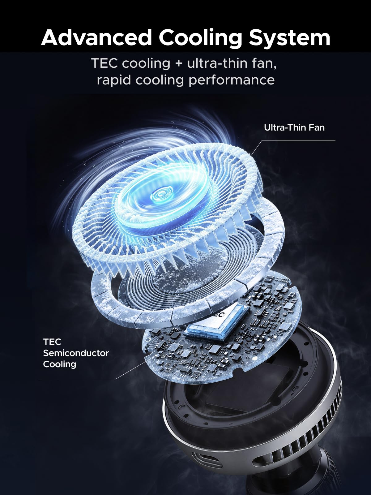 UGREEN MagFlow Pro Magnetic Wireless Car Charger 25W