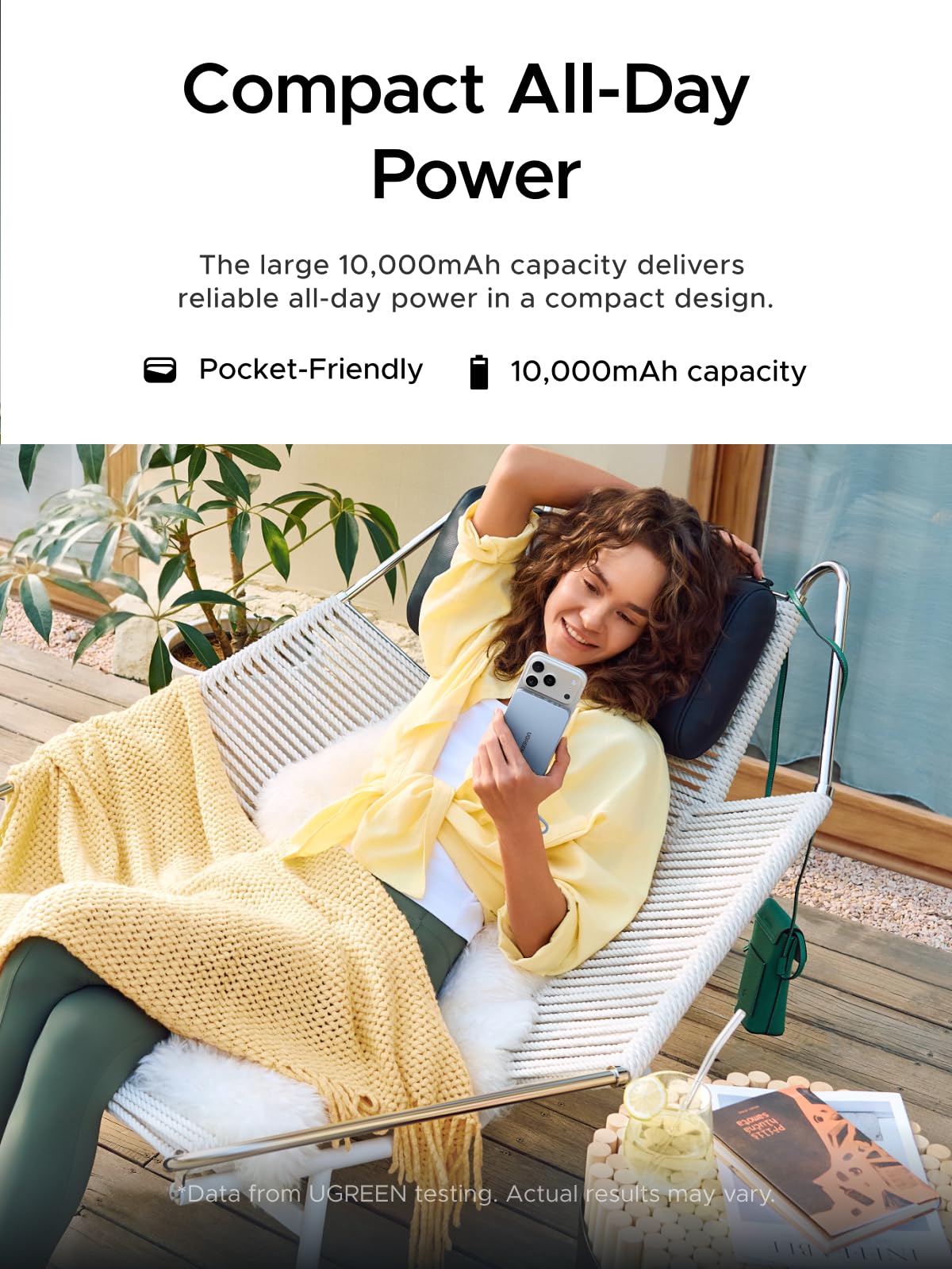 UGREEN MagFlow Air Magnetic Power Bank 10000mAh 15W