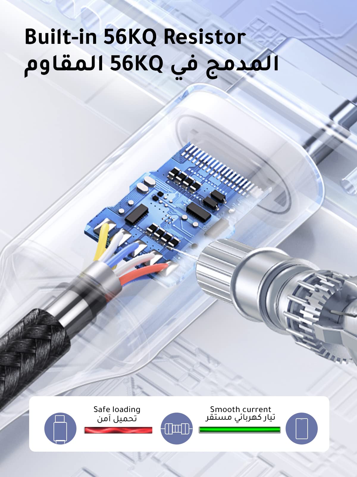 UGREEN كابل USB إلى Type-C (عبوة 2)