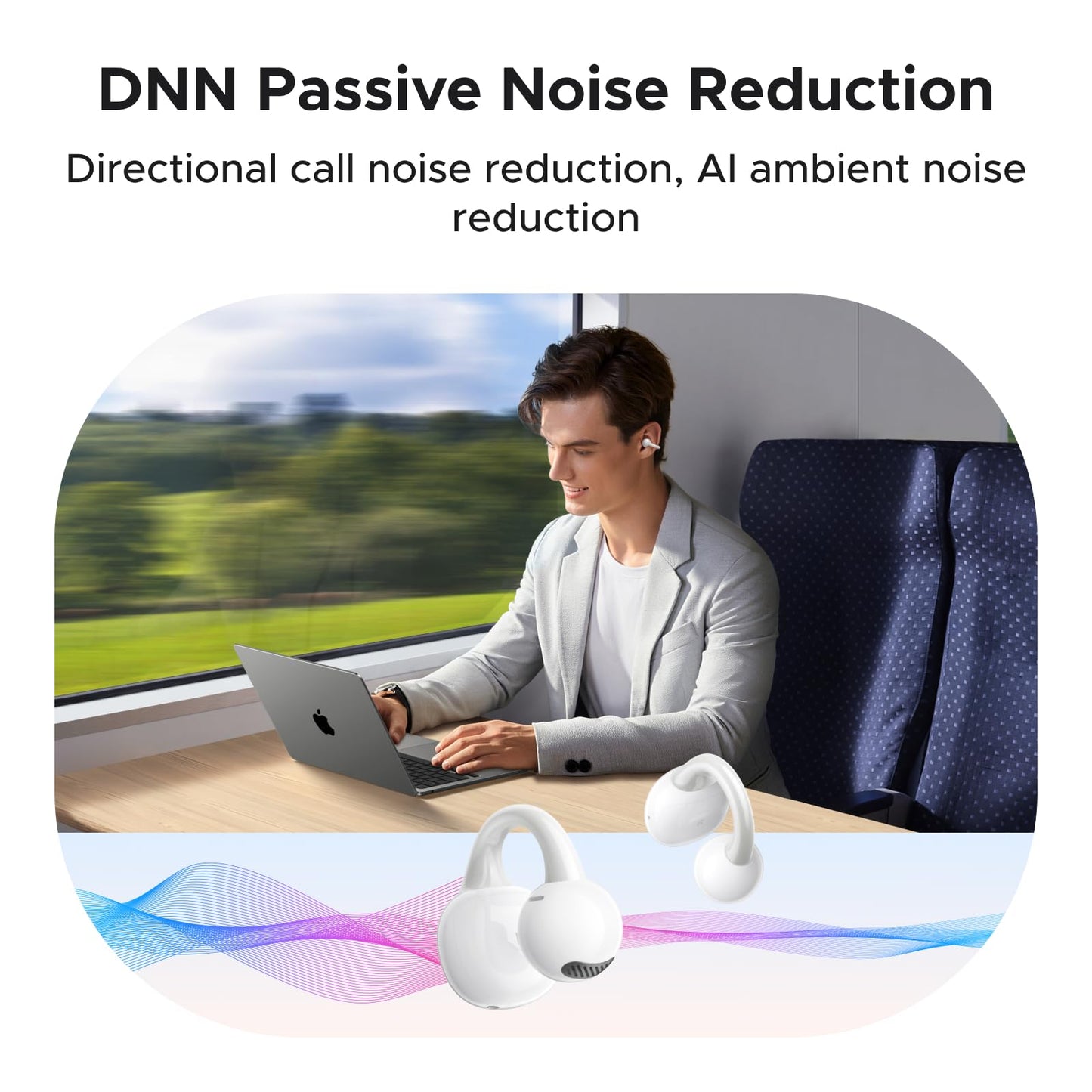 UGREEN ClipBuds Magic Tai Nghe Open-ear kèm Màn Hình Cảm Ứng Thông Minh