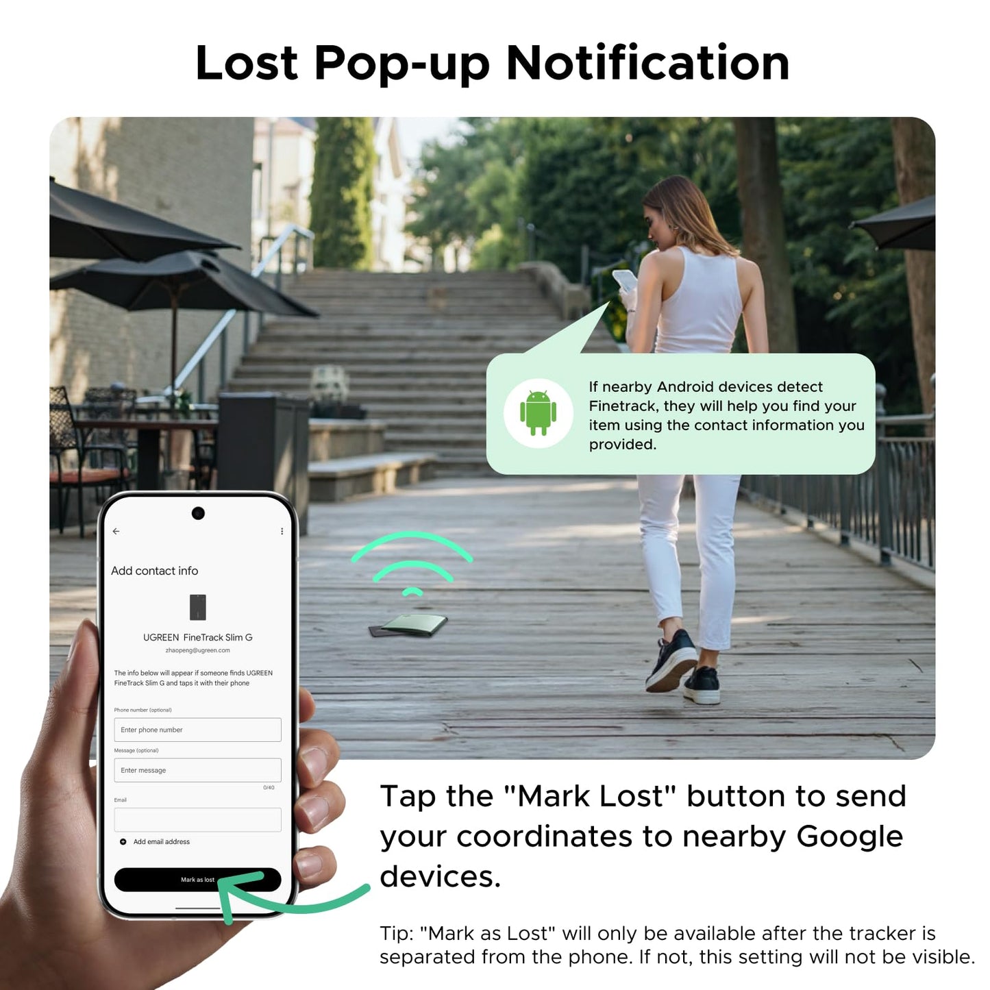 UGREEN FineTrack Slim G with Google Find Hub (Android Only)