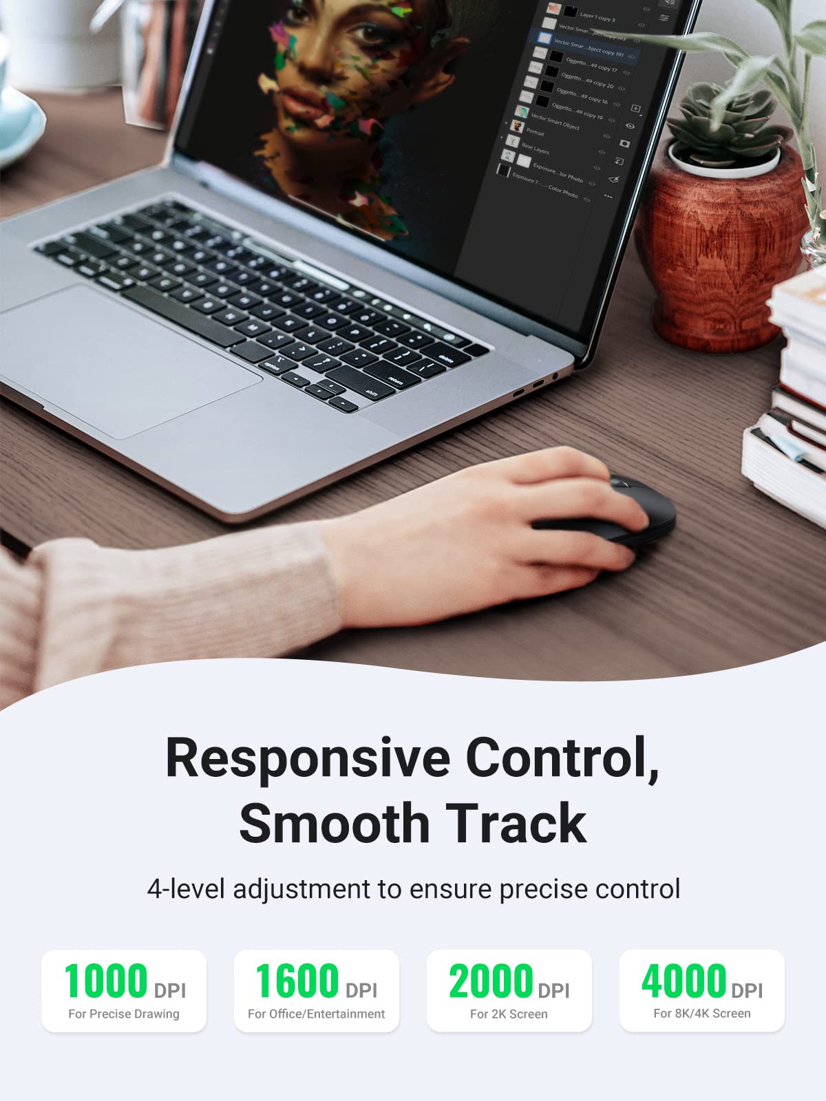 UGREEN Wireless Ultra-thin Mouse