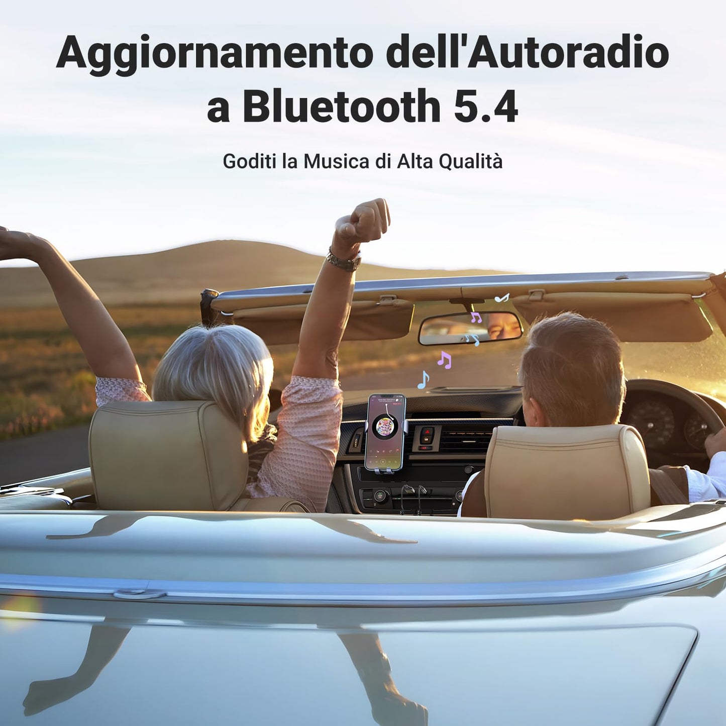 UGREEN Ricevitore Bluetooth 5.4 con Jack AUX da 3,5mm