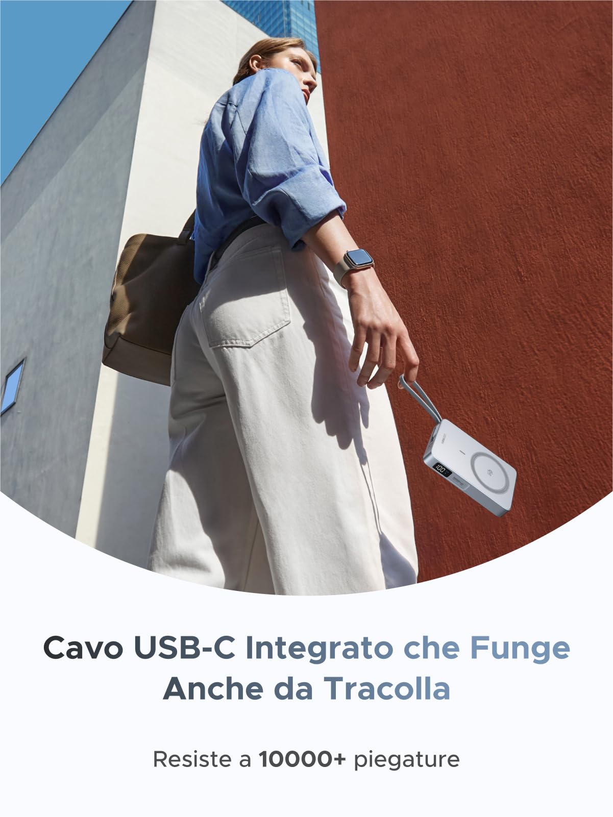 UGREEN Magflow Qi2 25W Power Bank 10000mAh a Induzione Magnetica