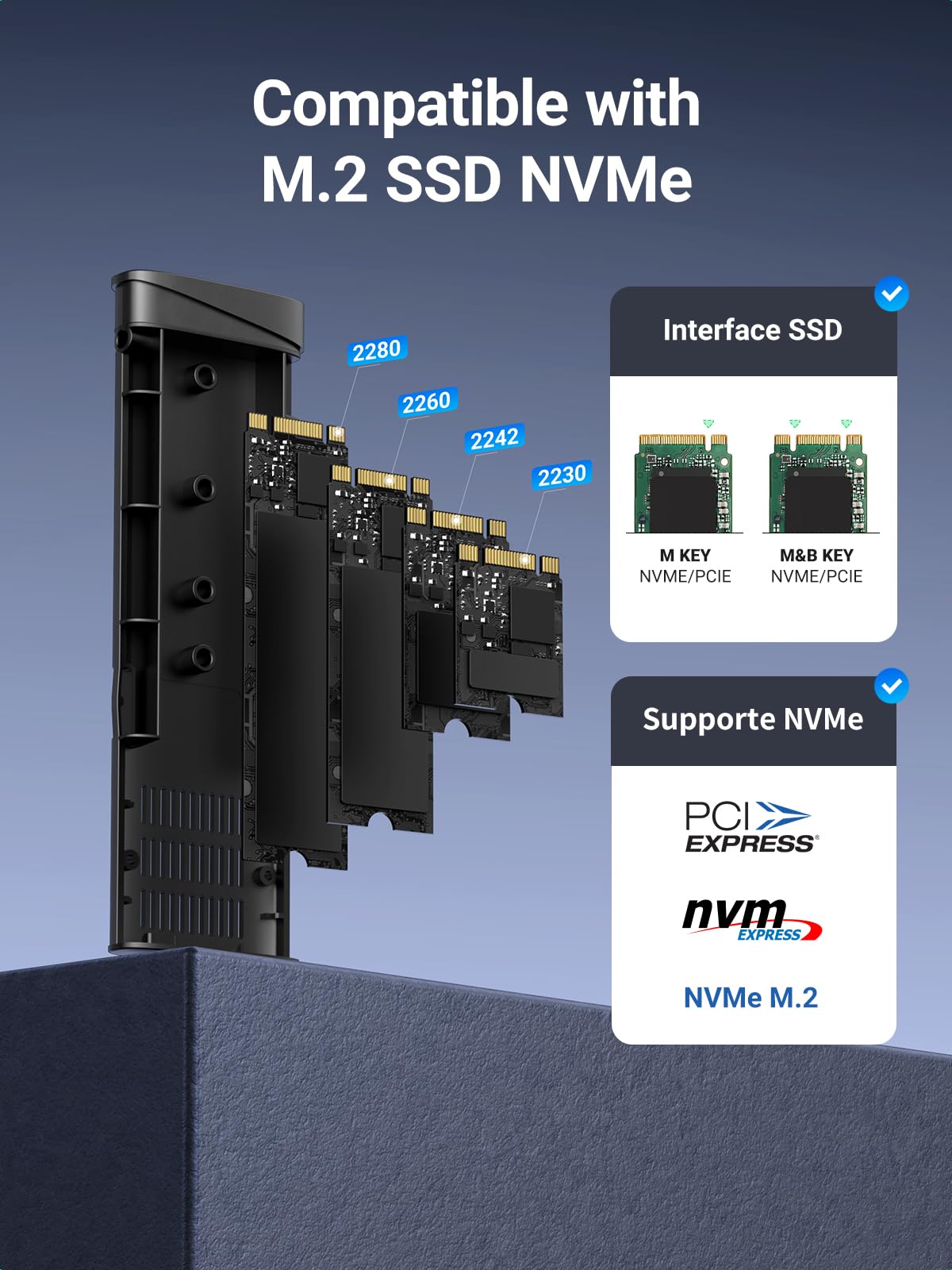 UGREEN Tool-Free 10Gbps NVMe SSD Enclosure – UGREEN Official Site