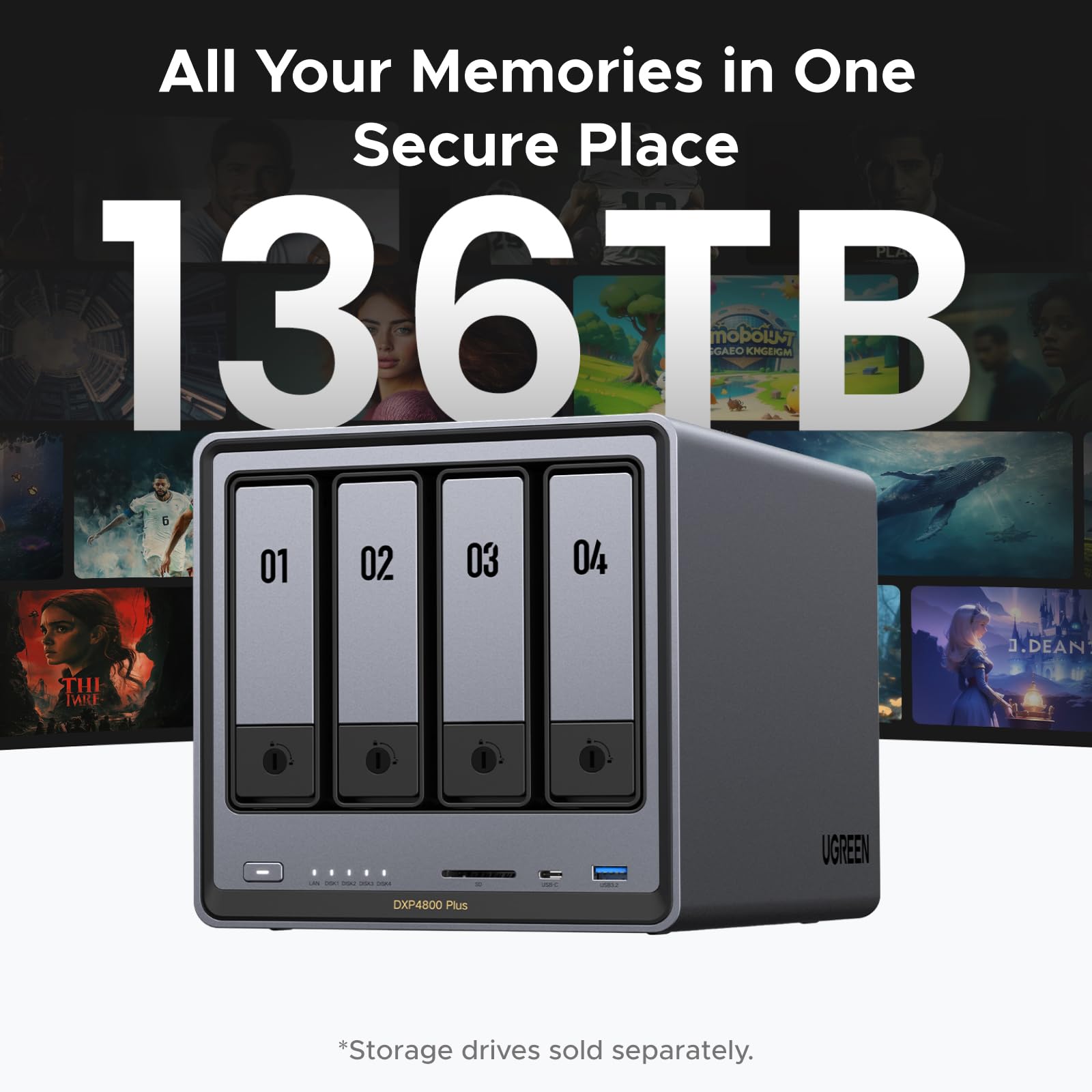 ☆新品☆UGREEN NASync DXP4800 UGREEN NASync DXP480T Plus | Ultra-Fast NAS Storage – UGREEN NAS EU