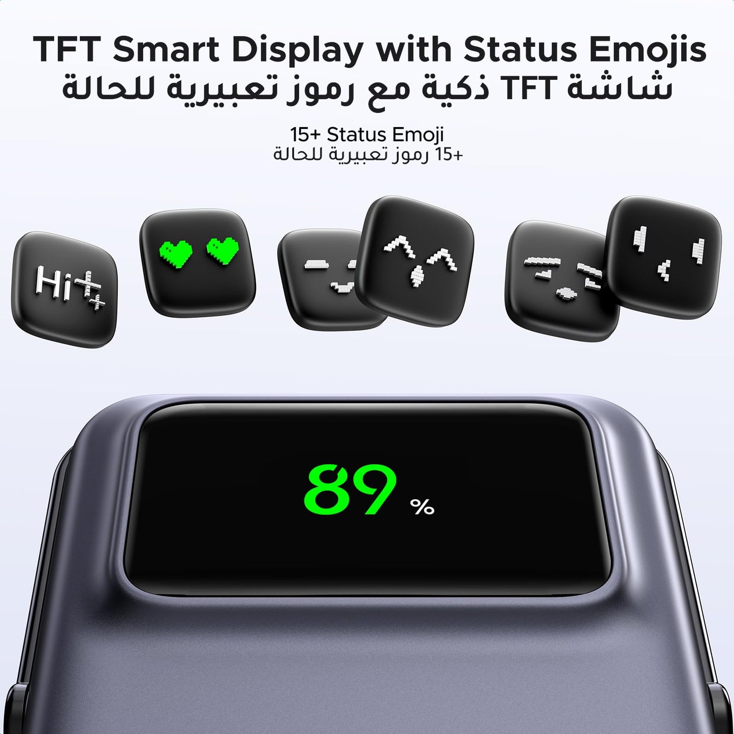 UGREEN Uno باور بنك مغناطيسي لاسلكي ‎10000‎ مللي أمبير ‎15‎ واط