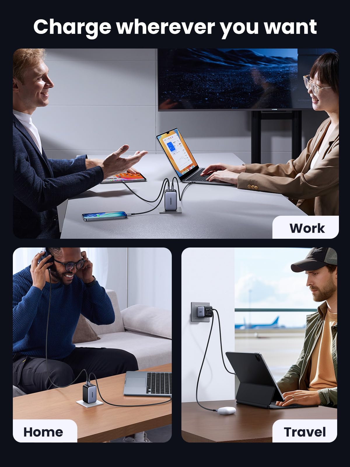 UGREEN Nexode 65W 4-Port GaN Fast Charger