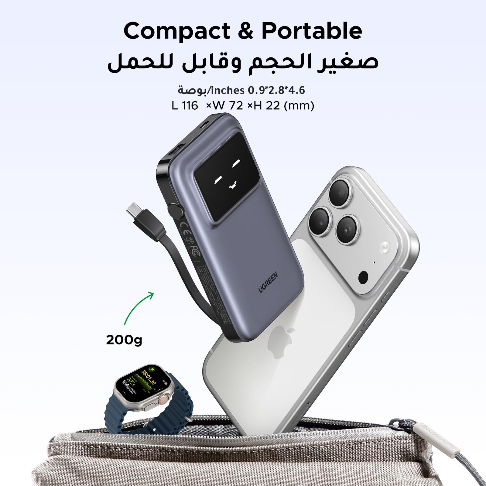 UGREEN Uno Power Bank 10000mAh 30W