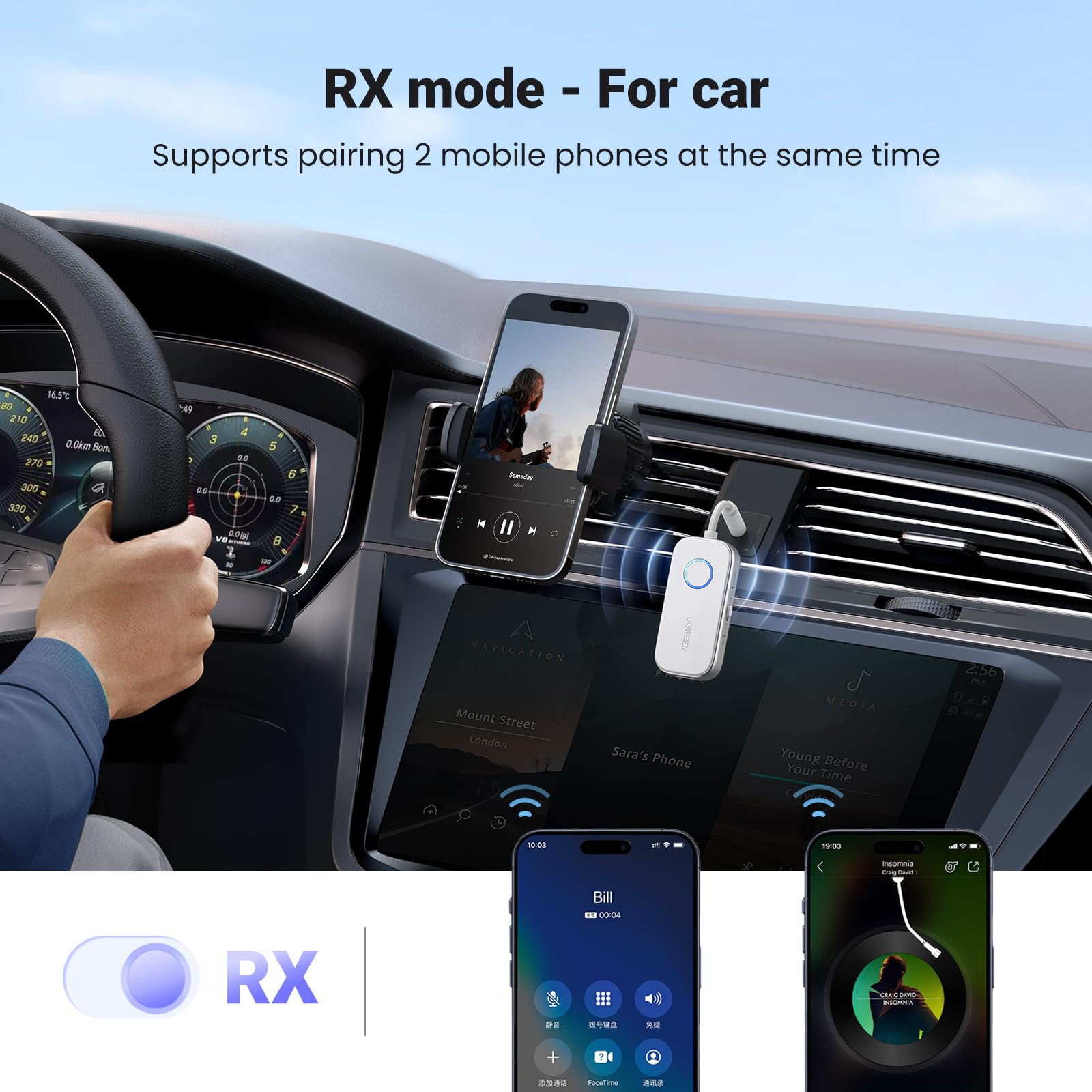 UGREEN Bluetooth 5.4 Transmitter and Receiver – UGREEN Official Site