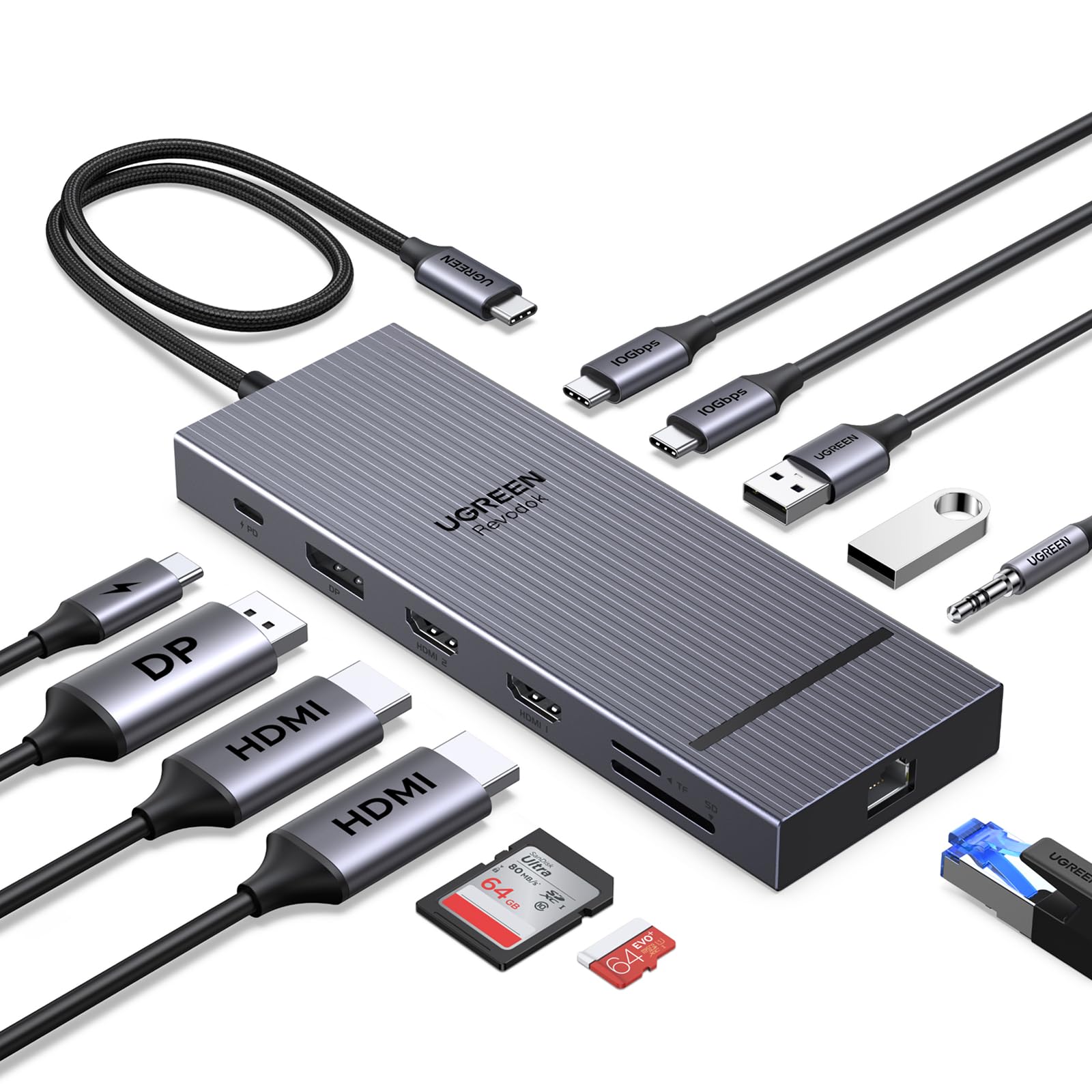 UGREEN Revodok Pro 312 12 in 1 USB C Docking Station – UGREEN